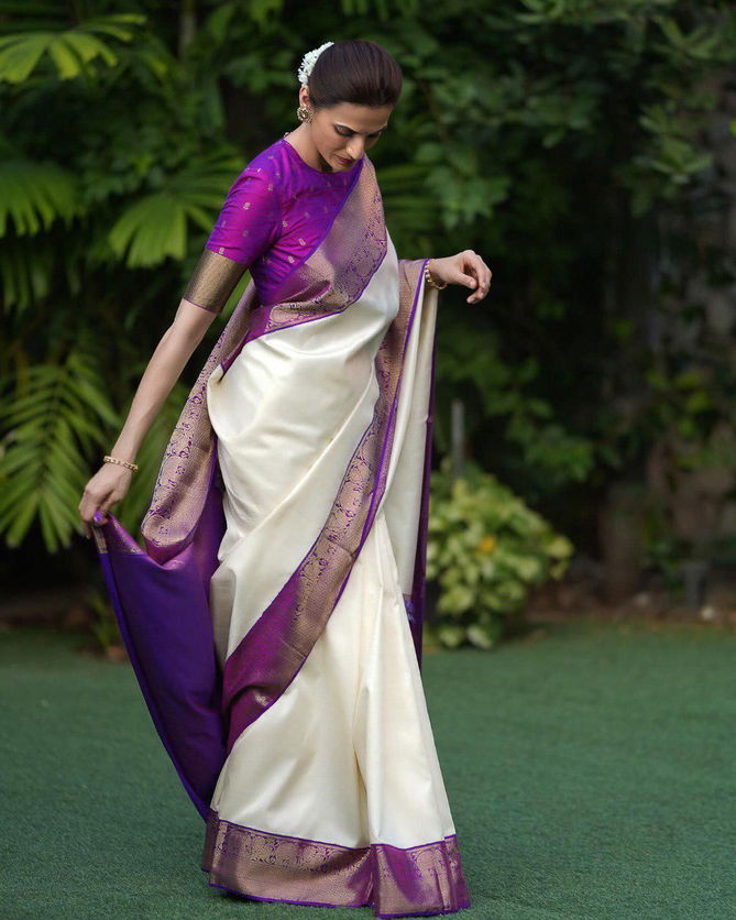 Panvel By Aab Soft Lichi Silk Wedding Wear Saree Suppliers In India